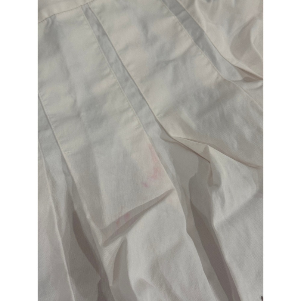 Rebecca Taylor Pleated Mini Skirt Eyelet Detail White Skater Size 6 - Picture 4 of 4